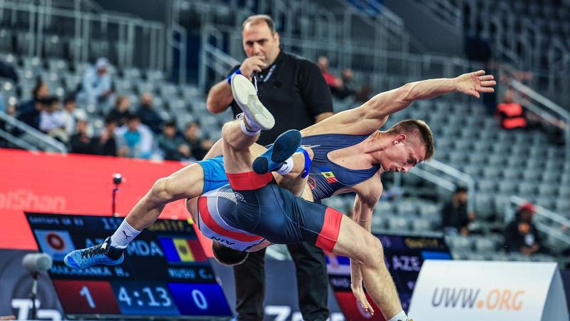 A adus a 2-a medalie pentru Moldova: Luptătorul de stil greco-roman Cornel Rusu a câștigat bronzul la Campionatul European rezervat seniorilor
