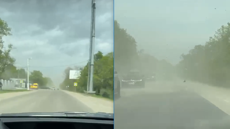 (video) Imagini apocaliptice în capitală: Traseele, învăluite de praf din cauza vântului puternic
