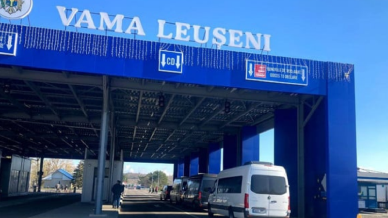 Atenție, călători! Traficul la vama Leușeni–Albița oprit temporar din cauza vântului puternic