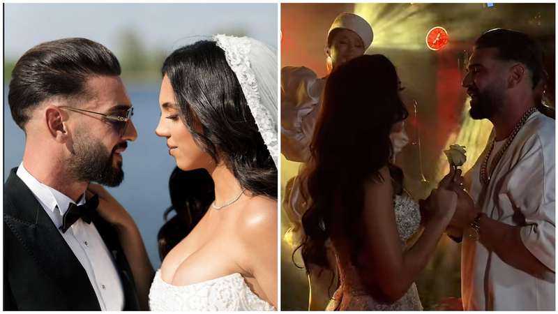 (foto/video) Ținuta nonconformistă aleasă de Dorian Popa la petrecerea de nuntă: Nici soția sa nu a avut o rochie obișnuită