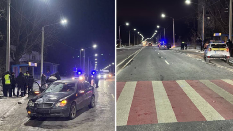 Șoferul de Mercedes, care a lovit doi copii pe zebră la Strășeni, unul dintre care a decedat pe loc, nu mai este după gratii: Instanța l-a transferat în arest la domiciliu