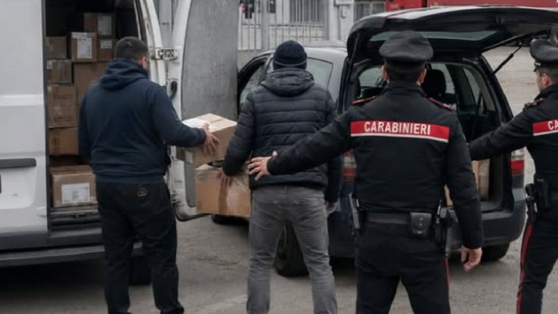 „Facem asta de ani de zile”: Doi moldoveni, prinși în flagrant în timp ce furau produse din sediul unei firme de curierat pentru care lucrau, în Italia