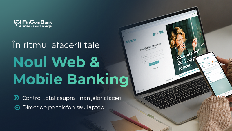 FinComBank lansează noua soluție pentru afaceri – FinComPay Business