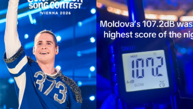 (video) Satoshi a „aruncat în aer” sonometrele la Eurovision: Valori record de decibeli în timpul prestației artistului. Sala a vuit mai tare ca niciodată