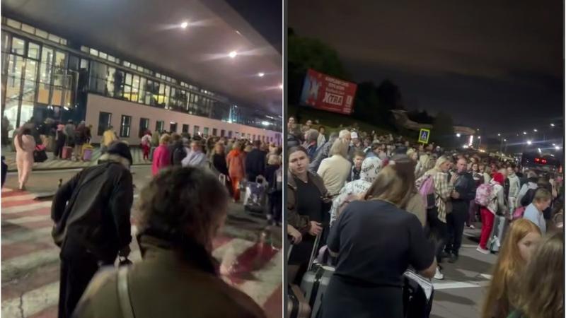 (video) Noapte tensionată la Aeroport: Călătorii și angajații, evacuați, după o alertă cu bombă