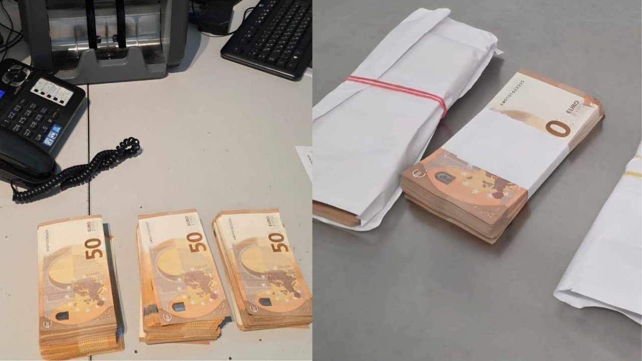 (foto) Și-a luat „averea” și s-a pornit la Roma: O femeie a încercat să zboare din Chișinău cu 26.000 de euro nedeclarați. Banii, ridicați de oamenii legii