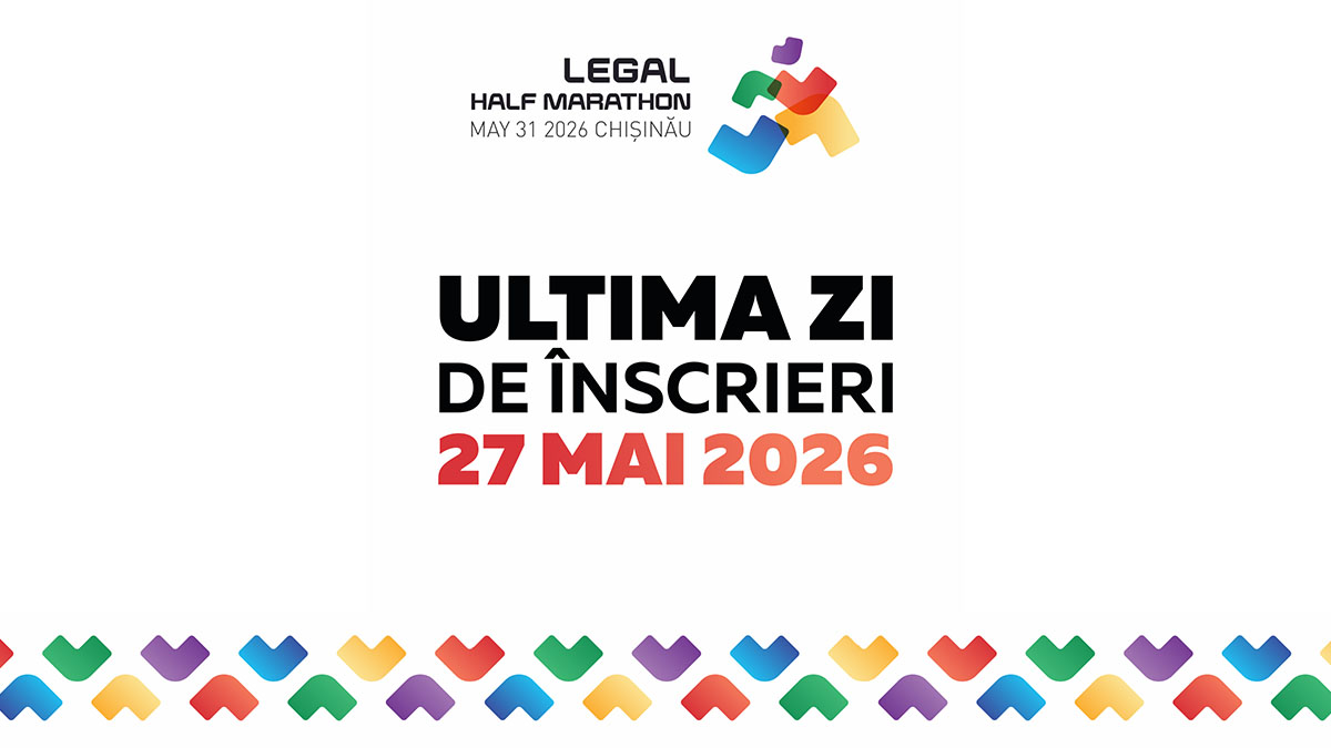 Startul Legal Half Marathon Chișinău 2026 va avea loc în această duminică, 31 mai 2026