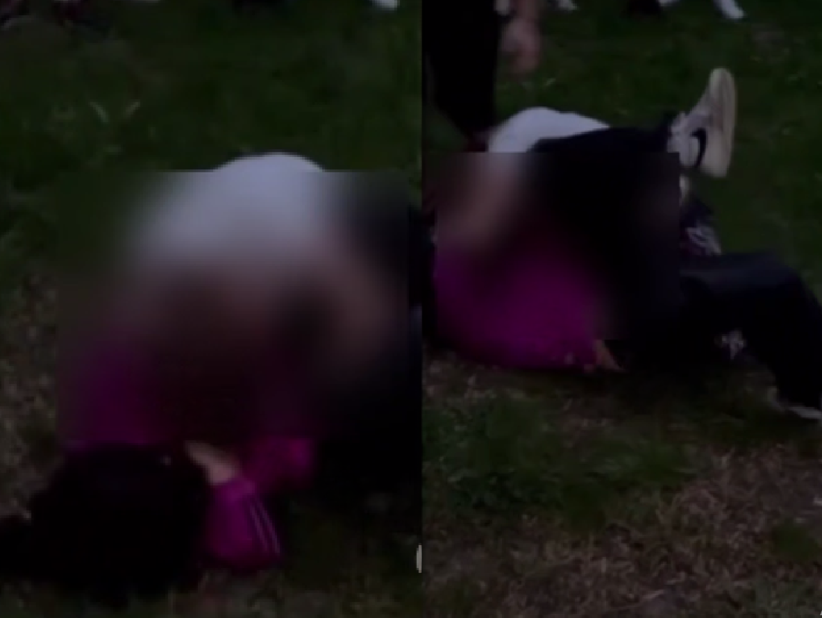 (video) „Hai, dăi”. Bătaie lângă un liceu de la Buiucani: Două fete și-au împărțit pumni și picioare în fața a zeci de tineri