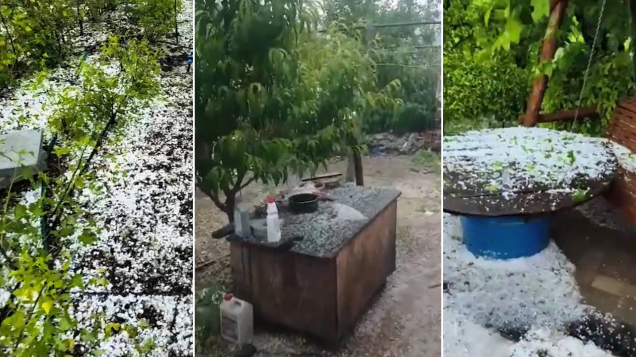 (video) Natura s-a dezlănțuit în toată țara: Grindina a acoperit curțile și drumurile din mai multe localități