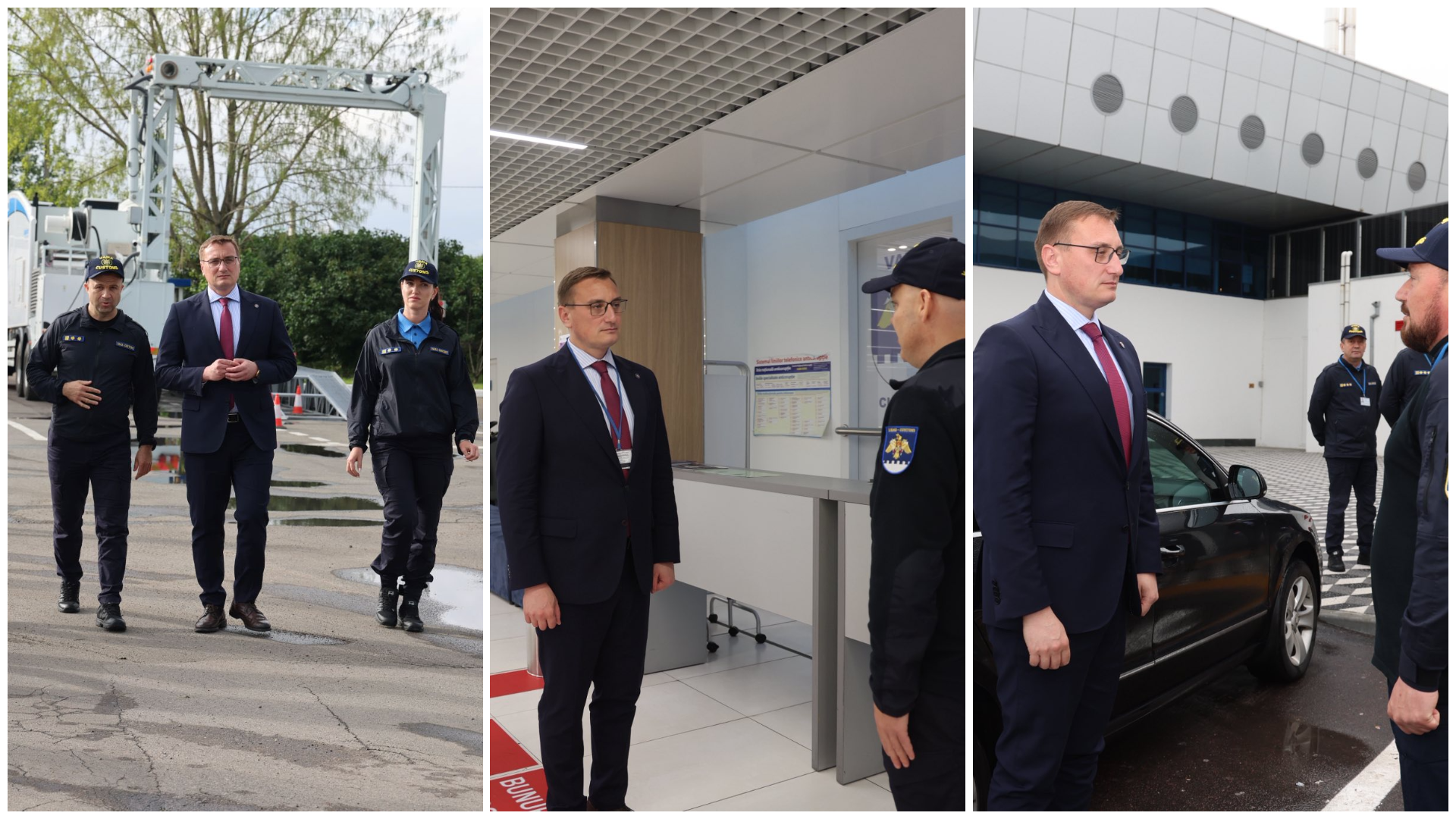 (foto) Radu Vrabie, însoțit de șefii birourilor vamale Centru, Nord și Sud, cu inspecții la posturile vamale, inclusiv la Aeroportul Chișinău