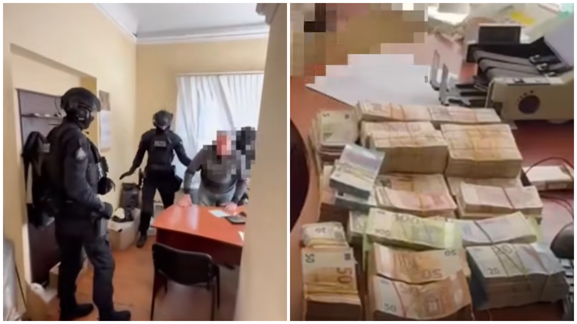 (video) Rețea de escroci, luată pe sus de mascați în capital