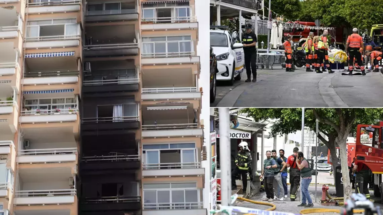 Incendiu de groază într-un bloc din Mallorca. Doi turişti au