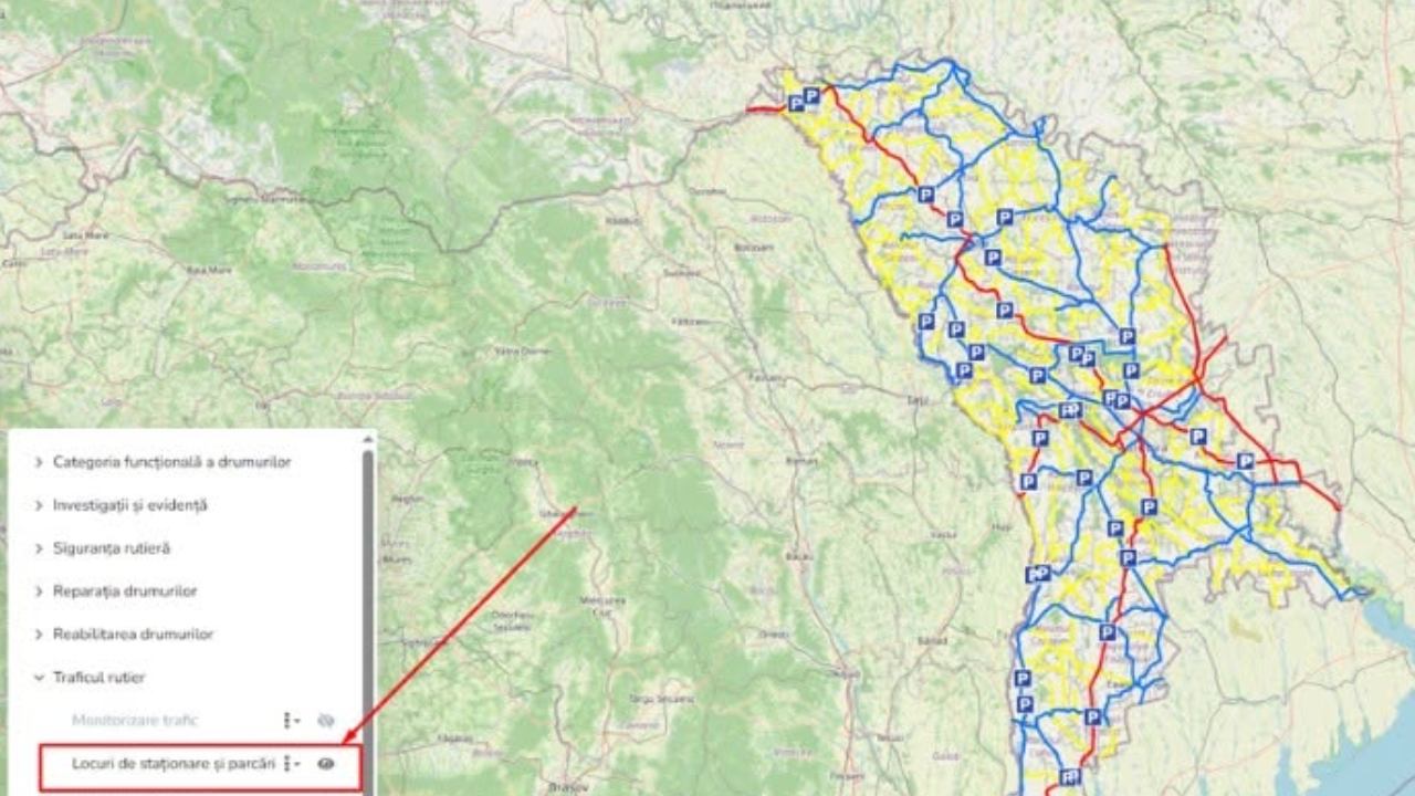 Șoferii pot găsi mai ușor parcările de pe traseele naționale