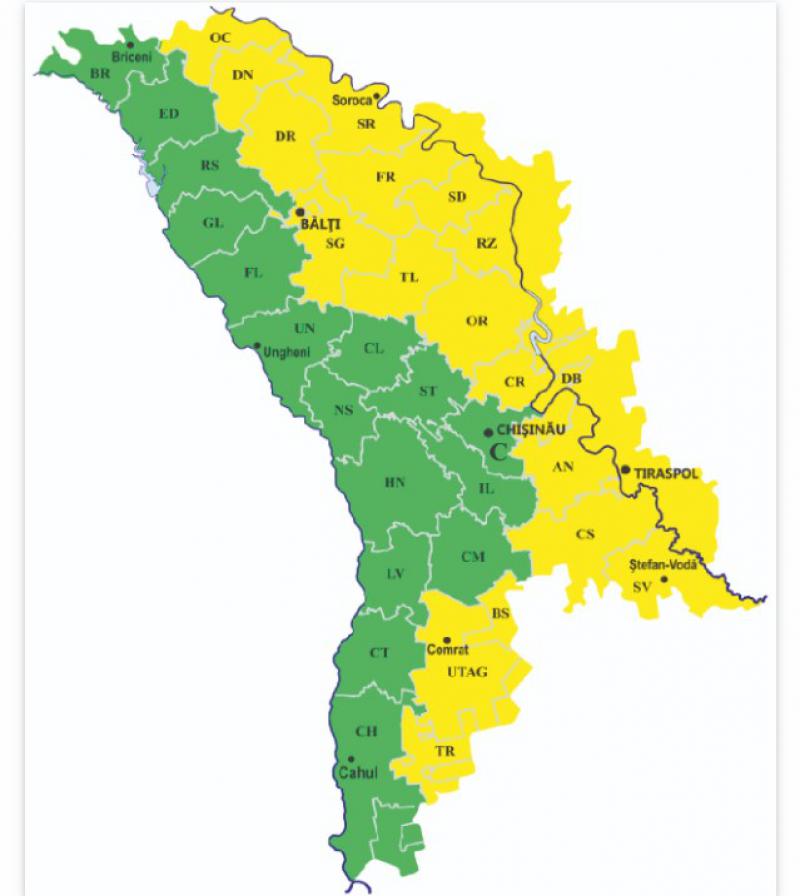 Meteo in moldova pe